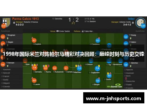 1998年国际米兰对阵帕尔马精彩对决回顾：巅峰时刻与历史交锋