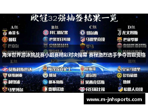 海洋世界游泳挑战赛小组赛精彩对决揭幕 赛程激烈选手争夺晋级资格