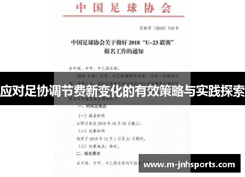 应对足协调节费新变化的有效策略与实践探索