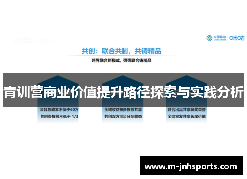 青训营商业价值提升路径探索与实践分析